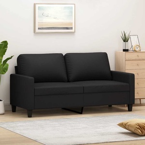 vidaXL, vidaXL 2-Sitzer-Sofa Schwarz 140 cm Kunstleder, vidaXL 2-Sitzer-Sofa Schwarz 140 cm Kunstleder