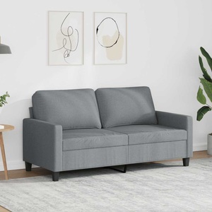 vidaXL, vidaXL 2-Sitzer-Sofa Hellgrau 140 cm Stoff