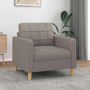 vidaXL, vidaXL Sofasessel Taupe 60 cm Stoff