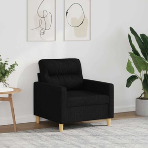 vidaXL, vidaXL Sofasessel Schwarz 60 cm Stoff