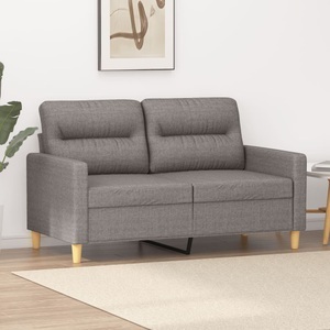 vidaXL, vidaXL 2-Sitzer-Sofa Taupe 120 cm Stoff, vidaXL 2-Sitzer-Sofa Taupe 120 cm Stoff
