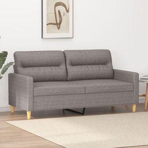 vidaXL, vidaXL 2-Sitzer-Sofa Taupe 140 cm Stoff, vidaXL 2-Sitzer-Sofa Taupe 140 cm Stoff