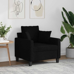 vidaXL, vidaXL Sofasessel Schwarz 60 cm Stoff