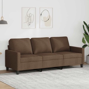 vidaXL, vidaXL 3-Sitzer-Sofa Braun 180 cm Stoff, vidaXL 3-Sitzer-Sofa Braun 180 cm Stoff