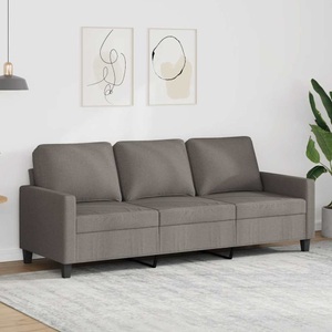 vidaXL, vidaXL 3-Sitzer-Sofa Taupe 180 cm Stoff