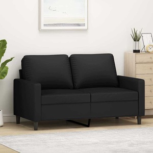vidaXL, vidaXL 2-Sitzer-Sofa Schwarz 120 cm Samt