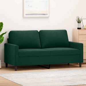 vidaXL, vidaXL 2-Sitzer-Sofa Dunkelgrün 140 cm Samt