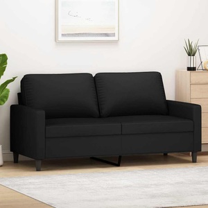 vidaXL, vidaXL 2-Sitzer-Sofa Schwarz 140 cm Samt