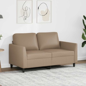 vidaXL, vidaXL 2-Sitzer-Sofa Cappuccino-Braun 120 cm Kunstleder
