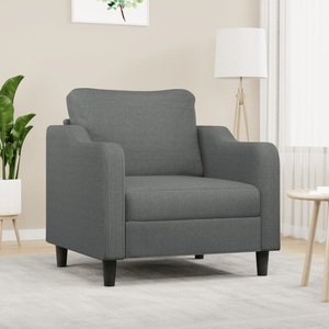 vidaXL, vidaXL Sessel Dunkelgrau 60 cm Stoff