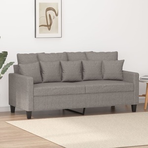 vidaXL, vidaXL 2-Sitzer-Sofa Taupe 140 cm Stoff, vidaXL 2-Sitzer-Sofa Taupe 140 cm Stoff
