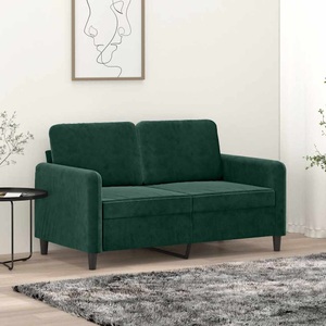vidaXL, vidaXL 2-Sitzer-Sofa Dunkelgrün 120 cm Samt