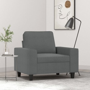 vidaXL, vidaXL Sessel Dunkelgrau 60 cm Stoff