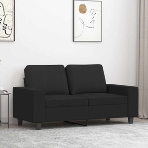 vidaXL, vidaXL 2-Sitzer-Sofa Schwarz 120 cm Stoff