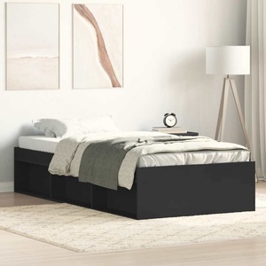 vidaXL, vidaXL Bettgestell Schwarz 90x200 cm, vidaXL Bettgestell Schwarz 90x200 cm