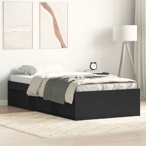 vidaXL, vidaXL Bettgestell Schwarz 100x200 cm