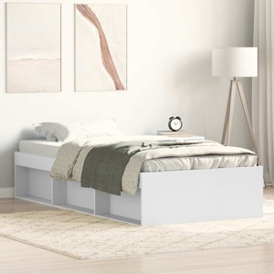 vidaXL, vidaXL Bettgestell Weiß 90x190 cm