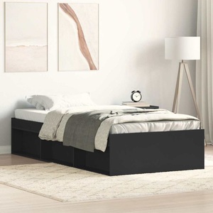 vidaXL, vidaXL Bettgestell Schwarz 90x190 cm