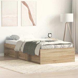 vidaXL, vidaXL Bettgestell Sonoma-Eiche 90x190 cm