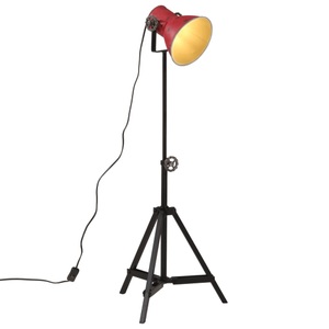 vidaXL, vidaXL Stehleuchte 25 W Rot 35x35x65/95 cm E27