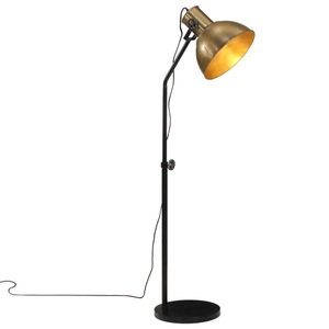 vidaXL, vidaXL Stehleuchte 25 W Antik Messing 30x30x90-150 cm E27