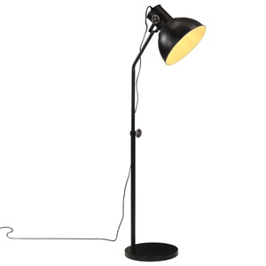 vidaXL, vidaXL Stehleuchte 25 W Schwarz 30x30x90-150 cm E27