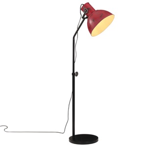 vidaXL, vidaXL Stehleuchte 25 W Rot 30x30x90-150 cm E27