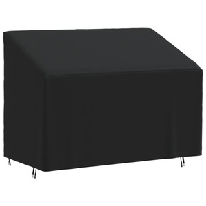 vidaXL, vidaXL Abdeckung für 2-Sitzer-Bank Schwarz 134x70x65/94 cm 420D Oxford, vidaXL Abdeckung für 2-Sitzer-Bank Schwarz 134x70x65/94 cm 420D Oxford
