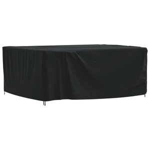 vidaXL, vidaXL Gartenmöbel-Abdeckung Schwarz 242x182x100 cm 420D Oxford, vidaXL Gartenmöbel-Abdeckung Schwarz 242x182x100 cm 420D Oxford