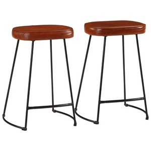 vidaXL, vidaXL Barhocker 2 Stk. Dunkelbraun 41x29x62 cm, vidaXL Barhocker 2 Stk. Dunkelbraun 41x29x62 cm