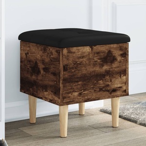 vidaXL, vidaXL Sitzbank mit Stauraum Räuchereiche 42x42x46 cm Holzwerkstoff, vidaXL Sitzbank mit Stauraum Räuchereiche 42x42x46 cm Holzwerkstoff