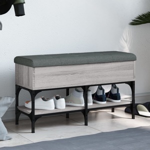 vidaXL, vidaXL Schuhbank Grau Sonoma 82x32x45 cm Holzwerkstoff, vidaXL Schuhbank Grau Sonoma 82x32x45 cm Holzwerkstoff