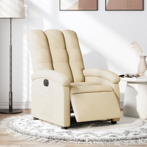 vidaXL, vidaXL Relaxsessel Elektrisch Creme Stoff, vidaXL Relaxsessel Elektrisch Creme Stoff