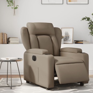 vidaXL, vidaXL Relaxsessel Elektrisch Cappuccino-Braun Kunstleder, vidaXL Relaxsessel Elektrisch Cappuccino-Braun Kunstleder
