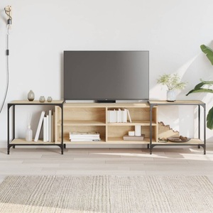 vidaXL, vidaXL TV-Schrank Sonoma-Eiche 203x37x50 cm Holzwerkstoff