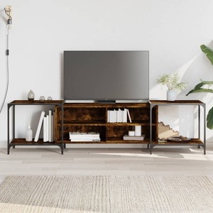 vidaXL, vidaXL TV-Schrank Räuchereiche 203x37x50 cm Holzwerkstoff