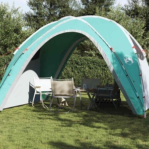 vidaXL, vidaXL Partyzelt Grün 360x360x219 cm 190T Taft, vidaXL Partyzelt Grün Wasserdicht