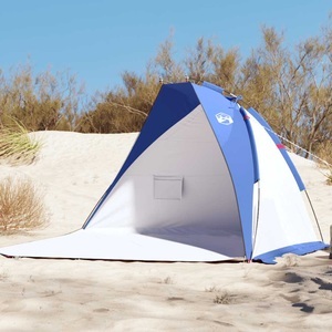 vidaXL Strandzelt Azurblau 268x223x125 cm 185T Taft