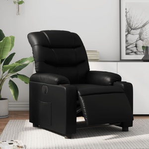 vidaXL, vidaXL Relaxsessel Elektrisch Schwarz Kunstleder, 