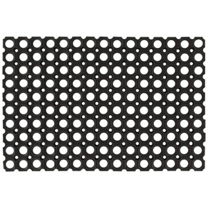vidaXL, vidaXL Fußmatte Rechteckig 60x80 cm Gummi, vidaXL Fußmatte Rechteckig 60x80 cm Gummi