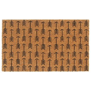 vidaXL, vidaXL Fußmatte Natur 45x75 cm Kokosfaser Getuftet