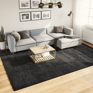 vidaXL, vidaXL Teppich Shaggy Hochflor Modern Anthrazit 240x340 cm