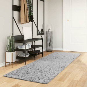 vidaXL, vidaXL Shaggy-Teppich PAMPLONA Hochflor Modern Grau 80x250 cm