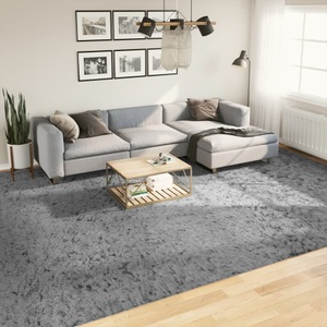 vidaXL, vidaXL Shaggy-Teppich PAMPLONA Hochflor Modern Grau 300x400 cm