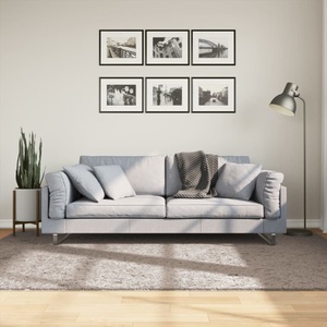 vidaXL, vidaXL Shaggy-Teppich PAMPLONA Hochflor Modern Beige 160x230 cm, vidaXL Shaggy-Teppich PAMPLONA Hochflor Modern Beige 160x230 cm