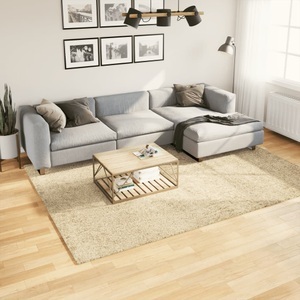 vidaXL, vidaXL Teppich Shaggy Hochflor Modern Golden 200x280 cm