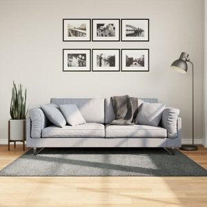 vidaXL, vidaXL Teppich Shaggy Hochflor Modern Grün 120x170 cm