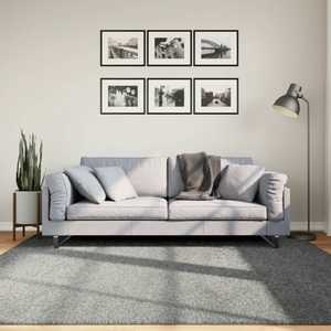 vidaXL, vidaXL Teppich Shaggy Hochflor Modern Grün 200x200 cm