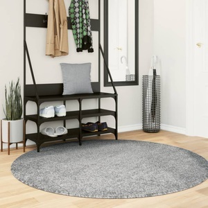 vidaXL, vidaXL Teppich Shaggy Hochflor Modern Grün Ø 160 cm