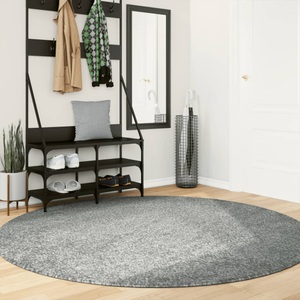 vidaXL, vidaXL Teppich Shaggy Hochflor Modern Grün Ø 200 cm